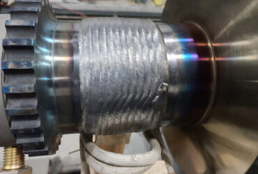 Induction post weld hear treatment